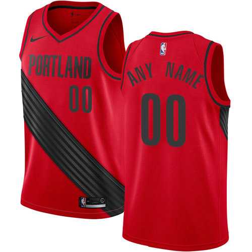Men & Youth Customized Portland Trail Blazers Statement Edition Nike Alternate Red Jersey